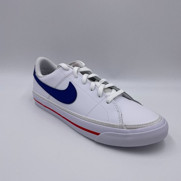 Nike Court Legacy White / Blue Womens Shoes - Picture 7 of 8